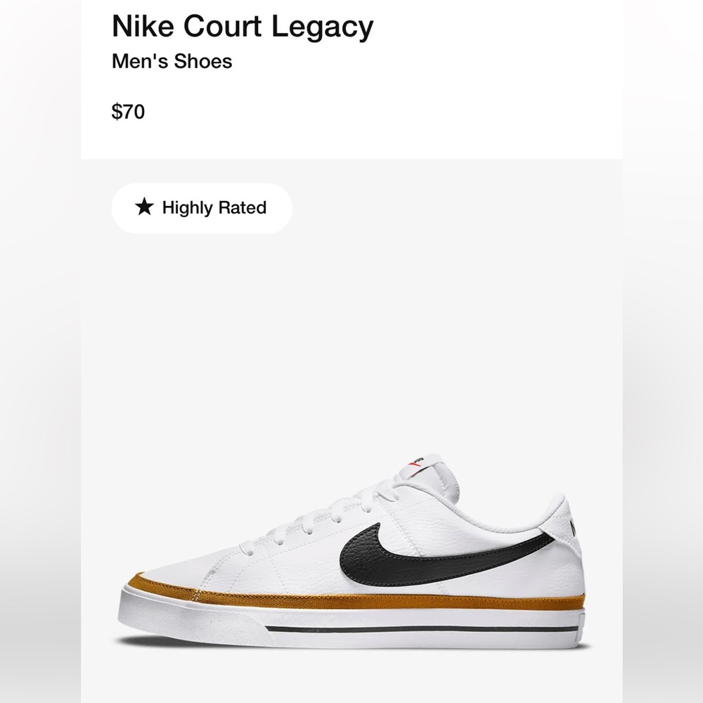 Men’s Nike Court Legacy! Size 8.5